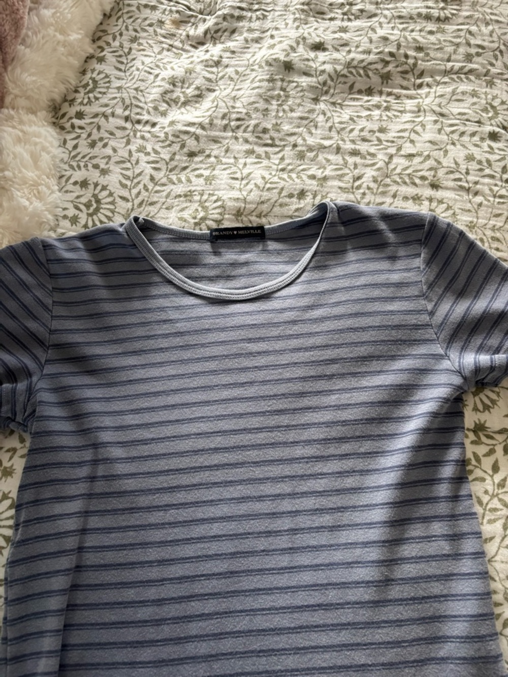 Brandy Melville Striped Hailee Tee - Picture 3 of 4